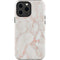 Rose Gold Marble iPhone 13 Pro Max Impact Case