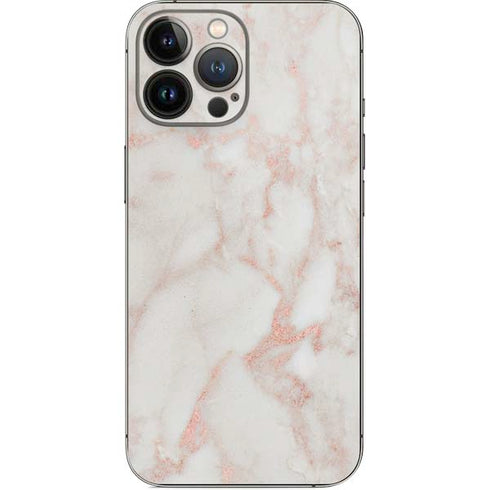 Rose Gold Marble iPhone 13 Pro Max Skin
