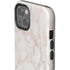 Rose Gold Marble iPhone 14 Plus Impact Case