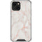 Rose Gold Marble iPhone 15 Plus Clear Case