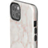 Rose Gold Marble iPhone 15 Impact Case