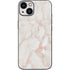 Rose Gold Marble iPhone 14 Plus Skin