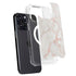 Rose Gold Marble iPhone 15 Pro MagSafe Case