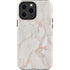 Rose Gold Marble iPhone 14 Pro Max Impact Case