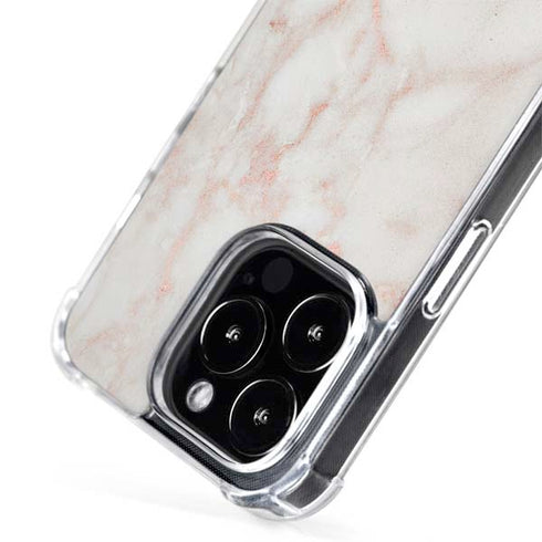 Rose Gold Marble iPhone 15 Pro Max MagSafe Case