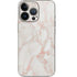 Rose Gold Marble iPhone 14 Pro Skin