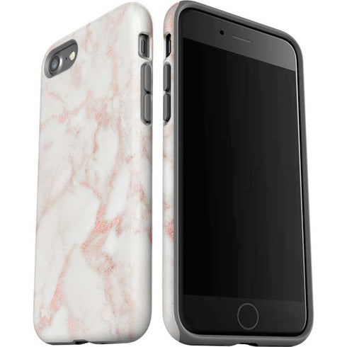 Rose Gold Marble iPhone SE (2nd & 3rd Gen) Pro Case