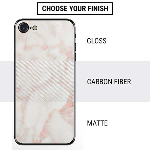 Rose Gold Marble iPhone SE (2nd & 3rd Gen) Skin