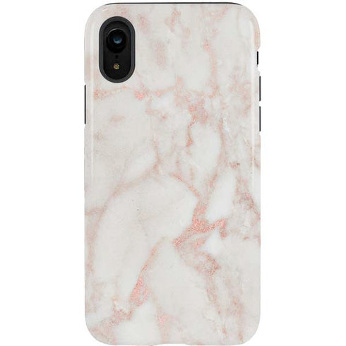 Rose Gold Marble iPhone XR Pro Case