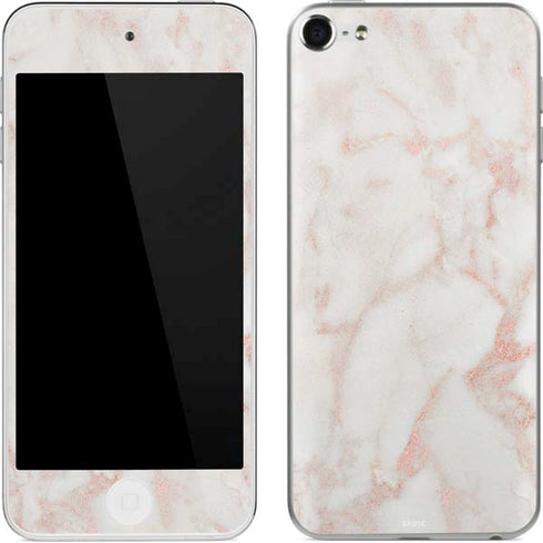 Rose Gold Marble Apple iPod Skin