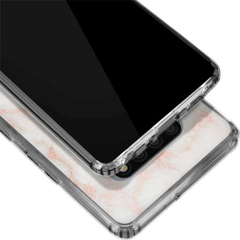 Rose Gold Marble LG Stylo 6 Clear Case