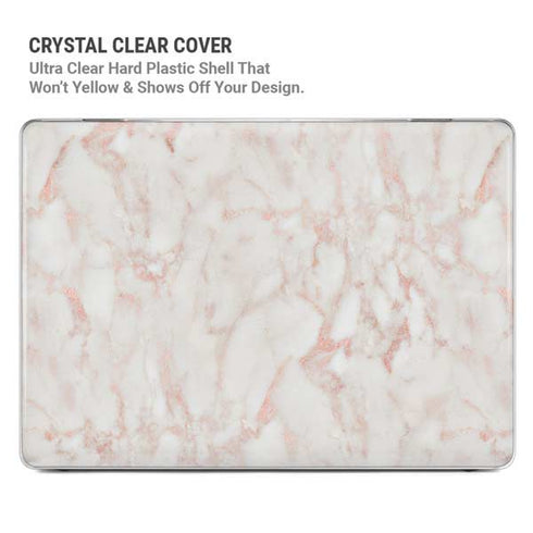 Rose Gold Marble MacBook Air 15in (2023-2025) Case plus Skin