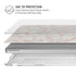 Rose Gold Marble MacBook Air 15in (2023-2025) Case plus Skin