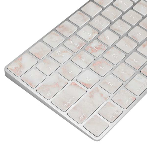 Rose Gold Marble Magic Keyboard Skin