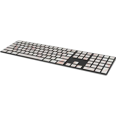 Rose Gold Marble Magic Keyboard with Numeric Keypad Skin