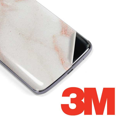 Rose Gold Marble Moto E5 Plus Skin