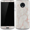 Rose Gold Marble Moto G6 Skin