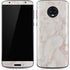Rose Gold Marble Moto G6 Skin