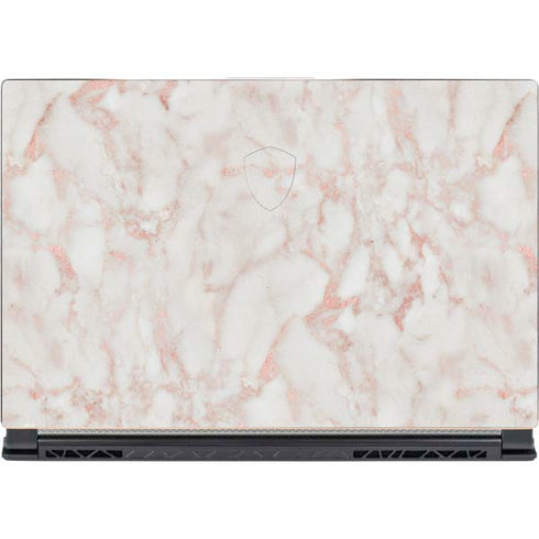 Rose Gold Marble MSI GS65 Stealth Laptop Skin