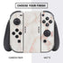 Rose Gold Marble Nintendo Switch Bundle Skin