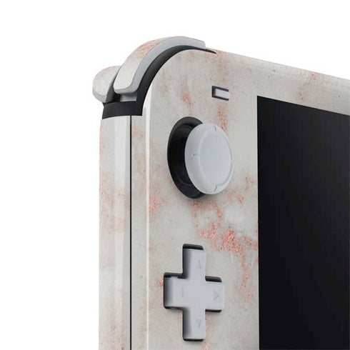 Rose Gold Marble Nintendo Switch Lite Skin