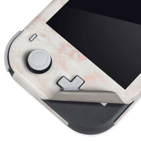 Rose Gold Marble Nintendo Switch Lite Skin