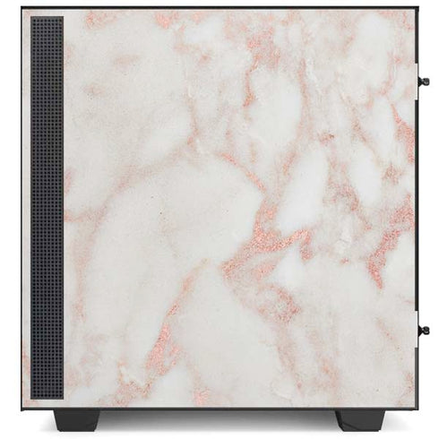 Rose Gold Marble NZXT H510 Compact ATX Mid-Tower Case Skin