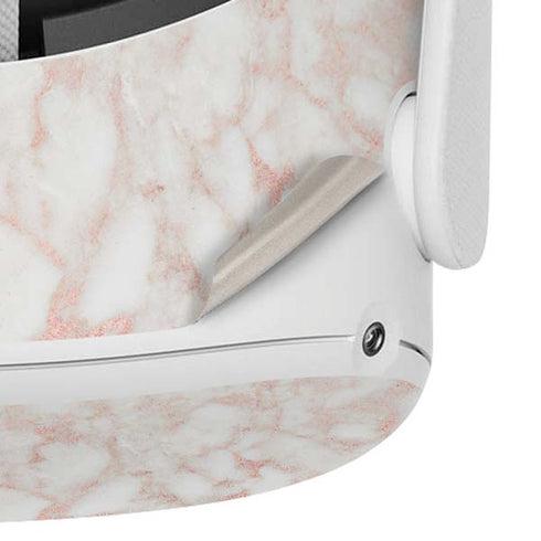 Rose Gold Marble Oculus Quest 2 Skin