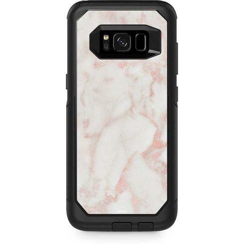 Rose Gold Marble Otterbox Commuter Galaxy Skin