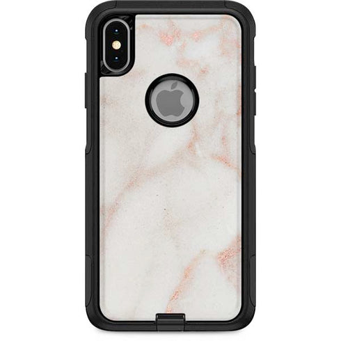 Rose Gold Marble Otterbox Commuter iPhone Skin
