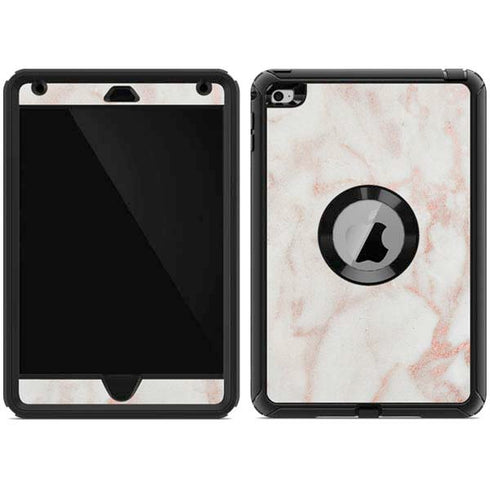 Rose Gold Marble Otterbox Defender iPad Skin