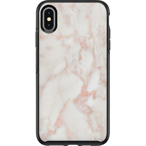 Rose Gold Marble Otterbox Symmetry iPhone Skin