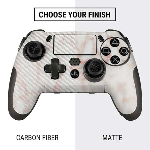 Rose Gold Marble PlayStation Scuf Vantage 2 Controller Skin
