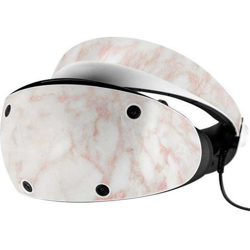 Rose Gold Marble PlayStation VR2 Skin