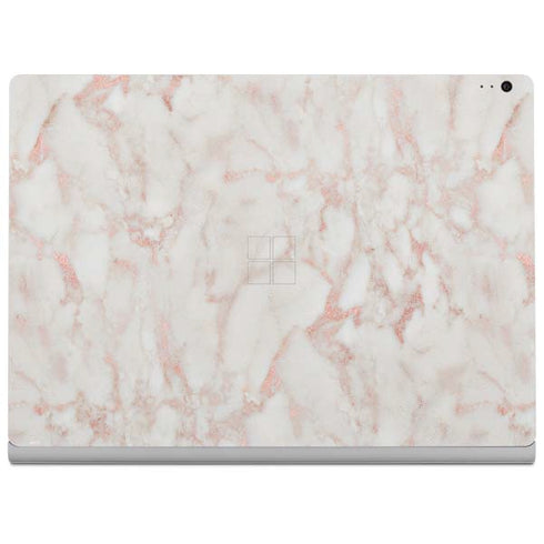 Rose Gold Marble Surface Book 2 13.5in Skin