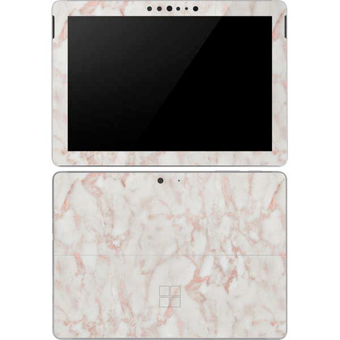 Rose Gold Marble Surface Go Skin