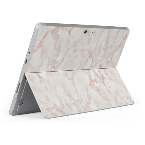 Rose Gold Marble Surface Go Skin