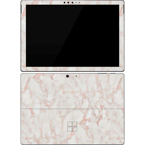 Rose Gold Marble Surface Pro 7 Skin