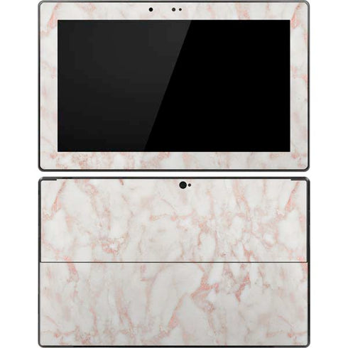 Rose Gold Marble Surface Pro Tablet Skin