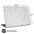 Rose Gold Marble Universal Laptop 16.6in (13.4 x 9.7in) Skin