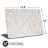 Rose Gold Marble Universal Laptop 17in (13.8 x 10in) Skin