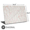 Rose Gold Marble Universal Laptop 18in (14.6 x 10.6in) Skin