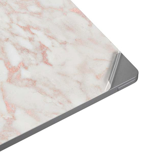 Rose Gold Marble Universal Laptop 18in (14.6 x 10.6in) Skin