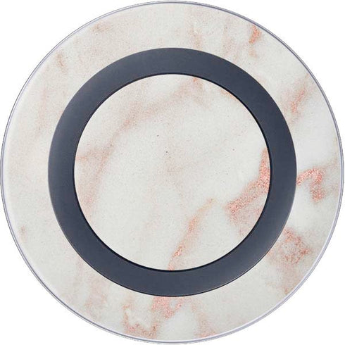 Rose Gold Marble Wireless Charger Skin