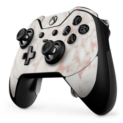 Rose Gold Marble Xbox One Elite Controller Skin