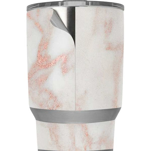 Rose Gold Marble Yeti 20oz Tumbler Skin