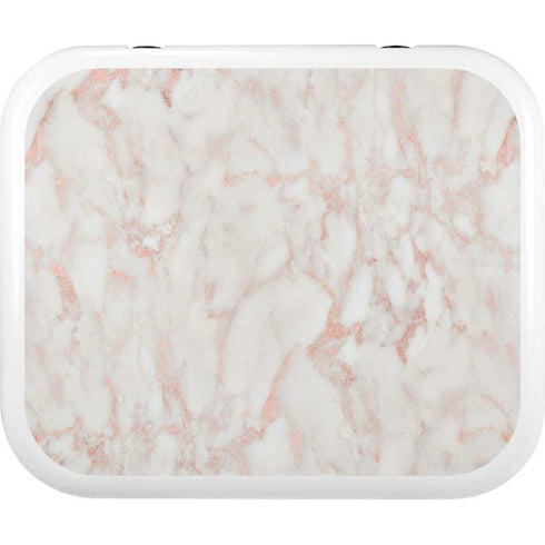 Rose Gold Marble YETI Roadie 24 Hard Cooler Skin