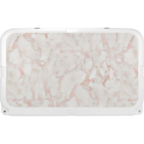 Rose Gold Marble YETI Tundra 45 Hard Cooler Skin