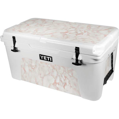 Rose Gold Marble YETI Tundra 65 Hard Cooler Skin