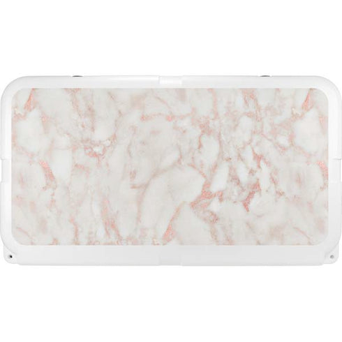 Rose Gold Marble YETI Tundra 65 Hard Cooler Skin